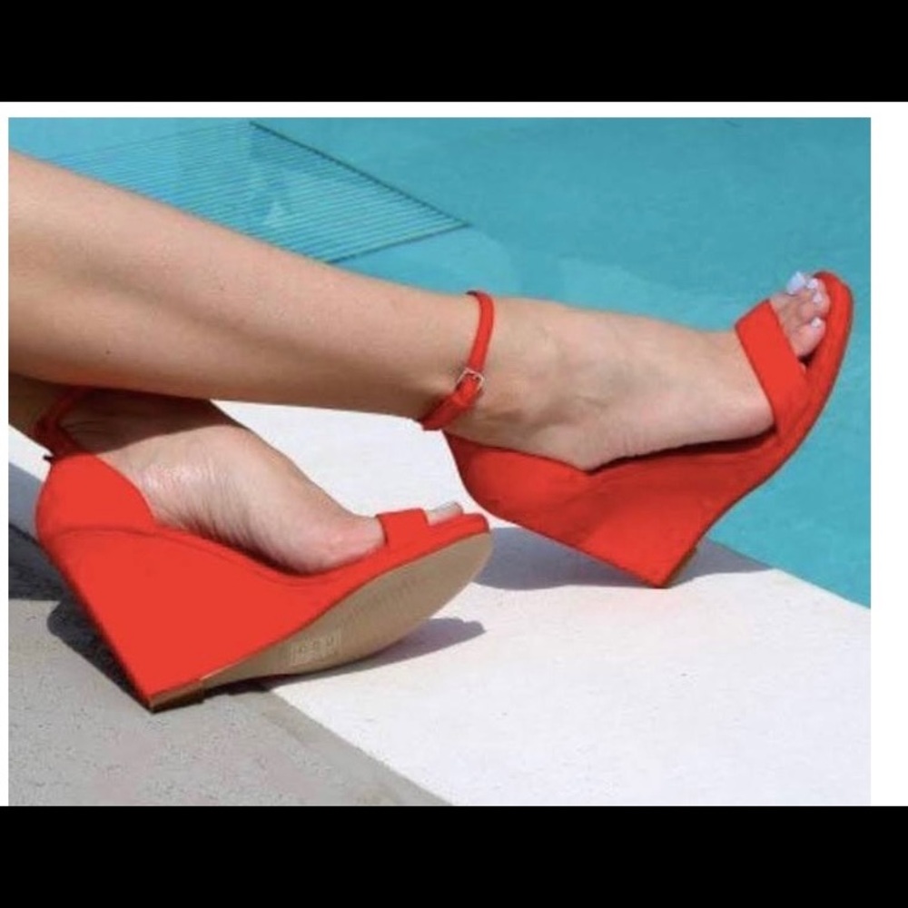 Aldo Elley Suede Wedge Heel